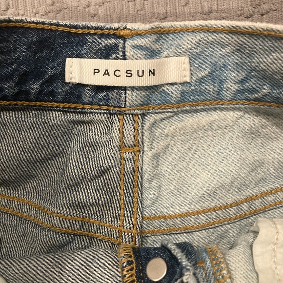 Pacsun Two Tone High-rise Jeans Size 24 - Picture 6 of 12